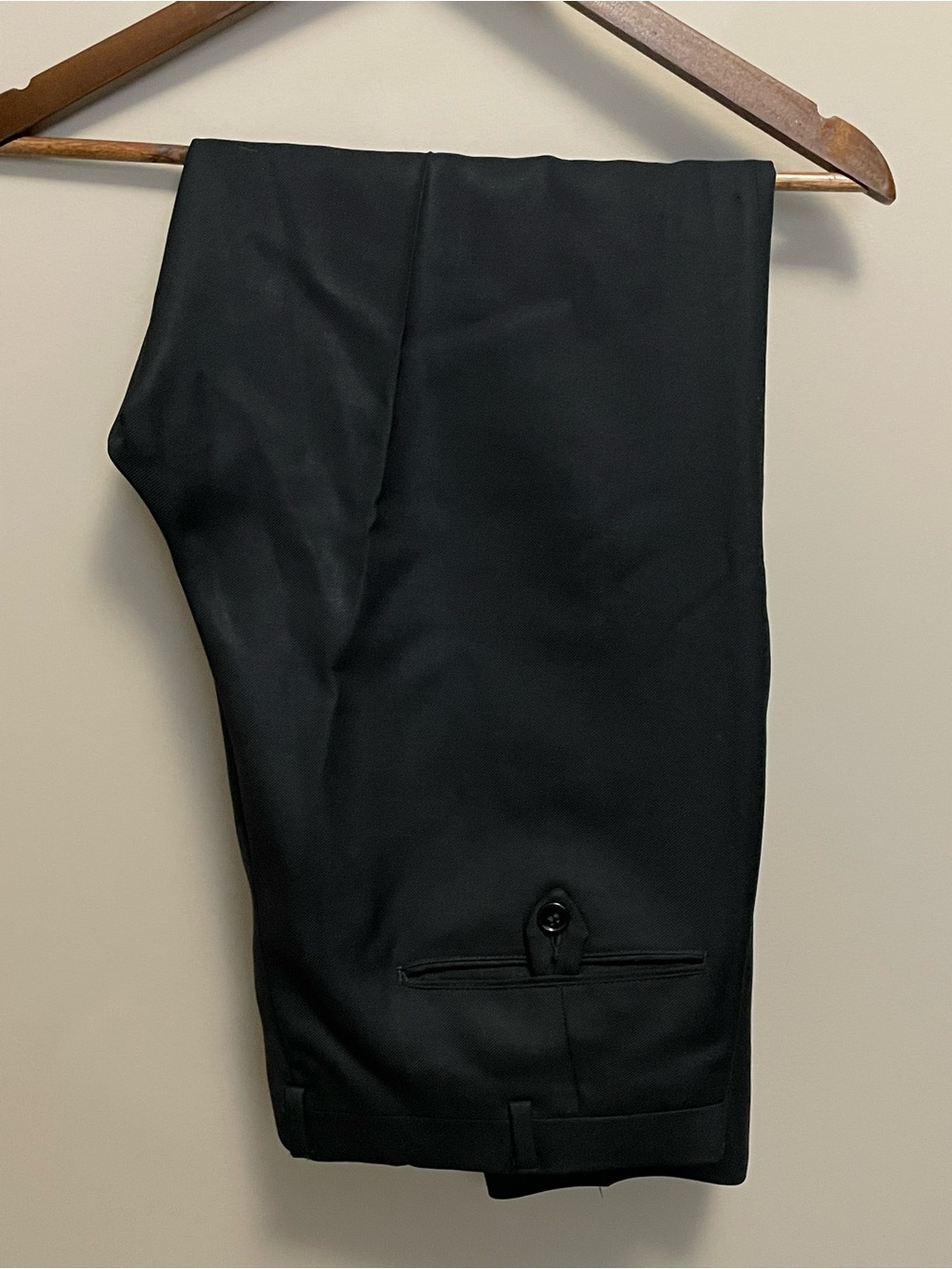 Brittany Wool Permanent Crease Trousers Dress Pants Vintage Men’s 34